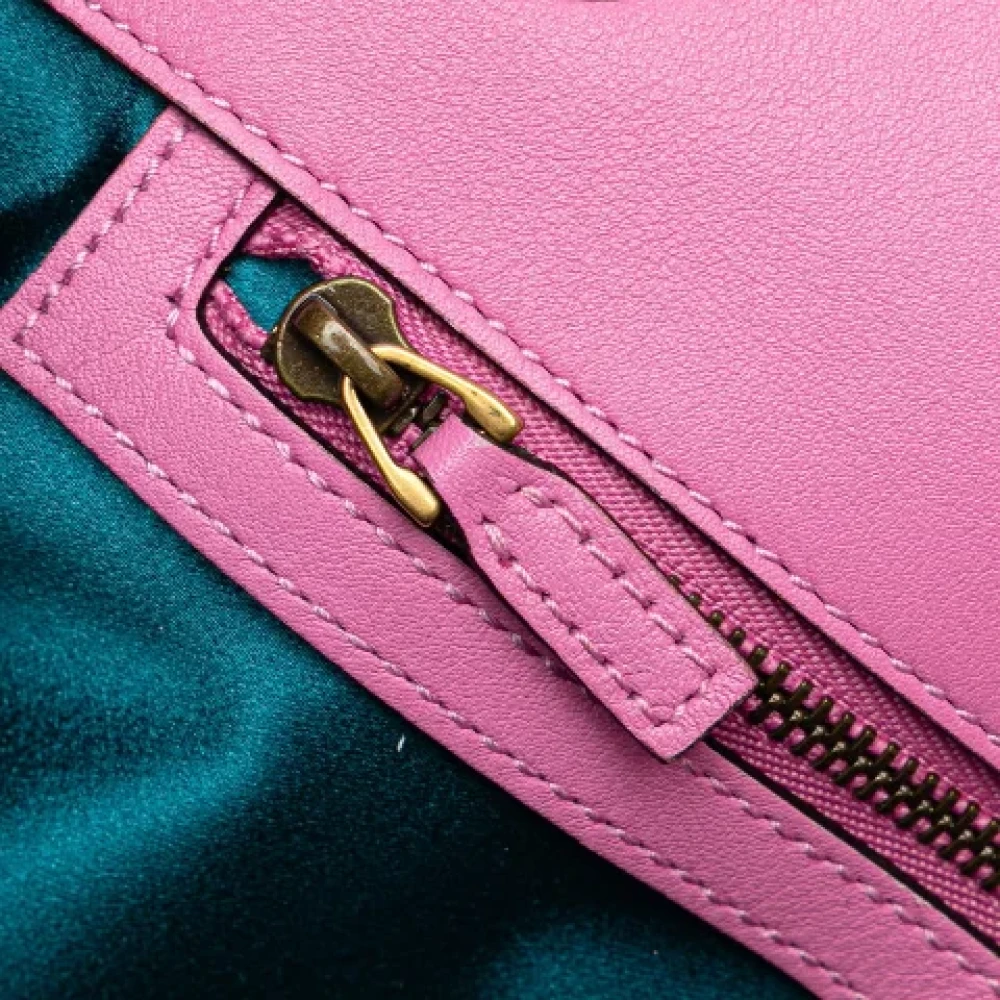 Gucci Vintage Pre-owned Canvas gucci-bags Pink Dames