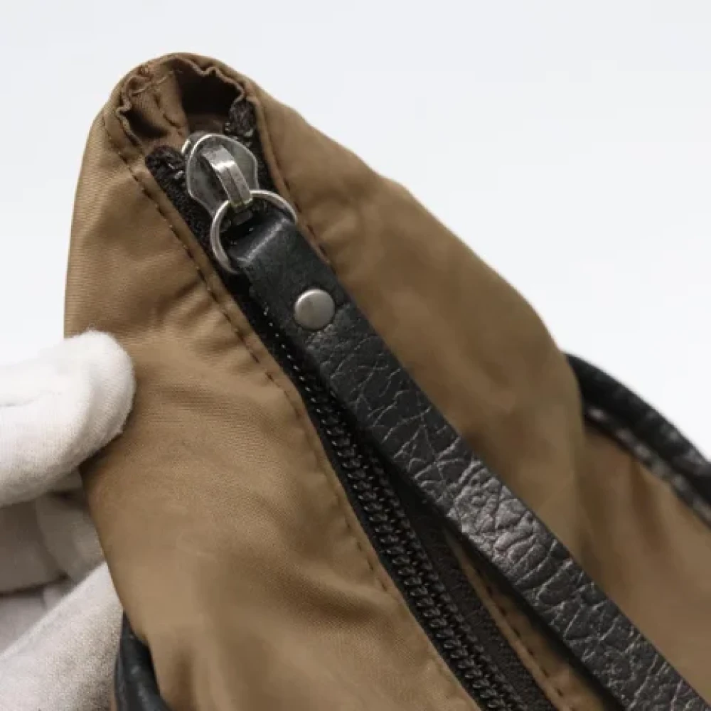 Burberry Vintage Pre-owned Canvas handbags Brown Dames