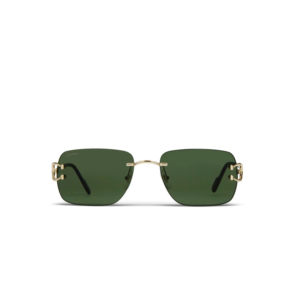 Cartier Men's Yellow Sunglasses, 57 Mm, Sunglasses