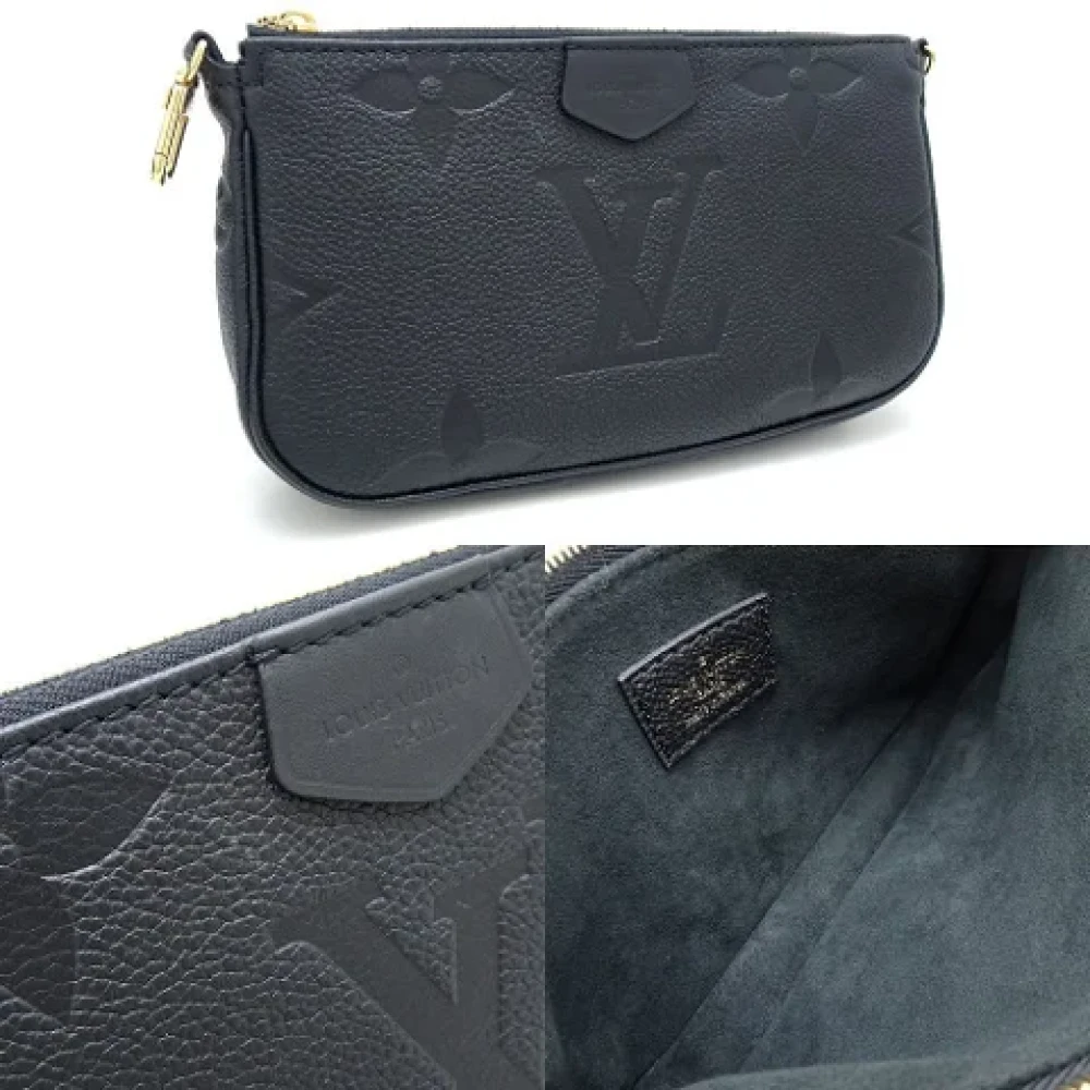 Louis Vuitton Vintage Pre-owned Canvas clutches Black Dames