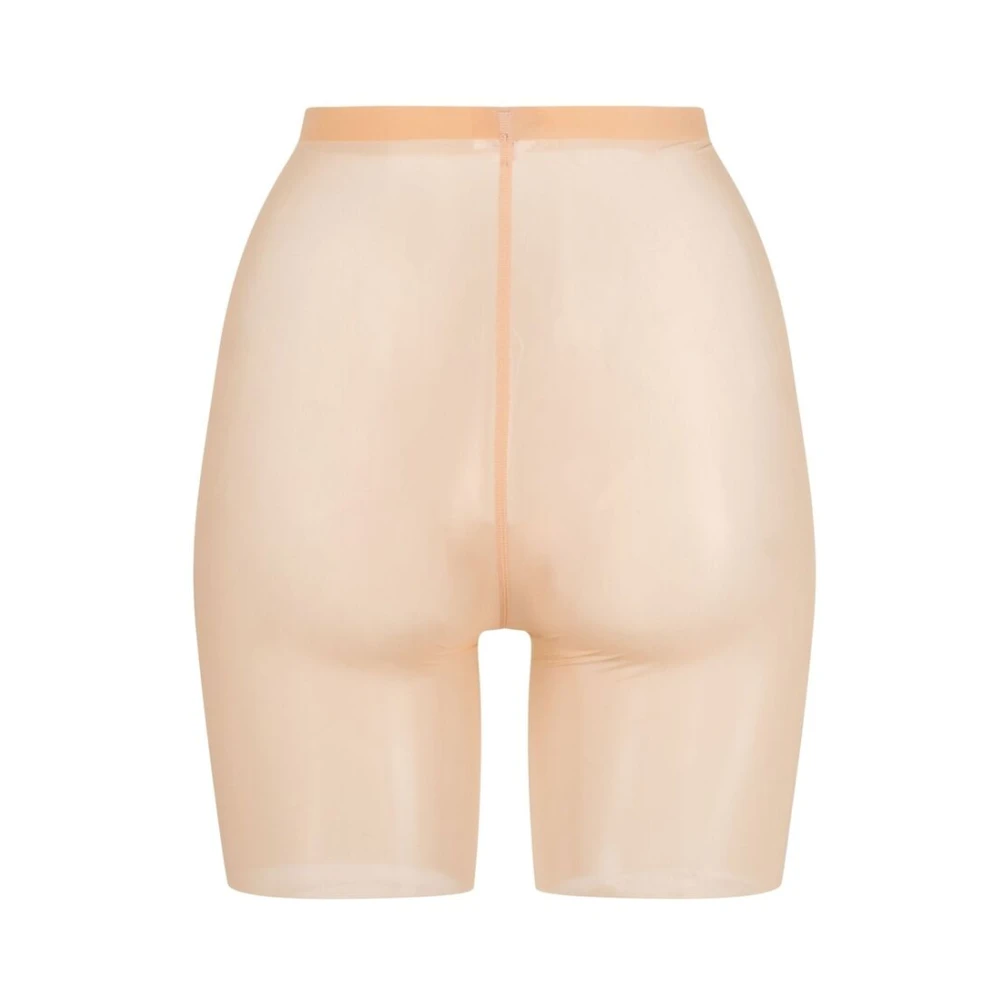 Wolford Doorschijnend Mesh Hoge Taille Ondergoed Beige Dames