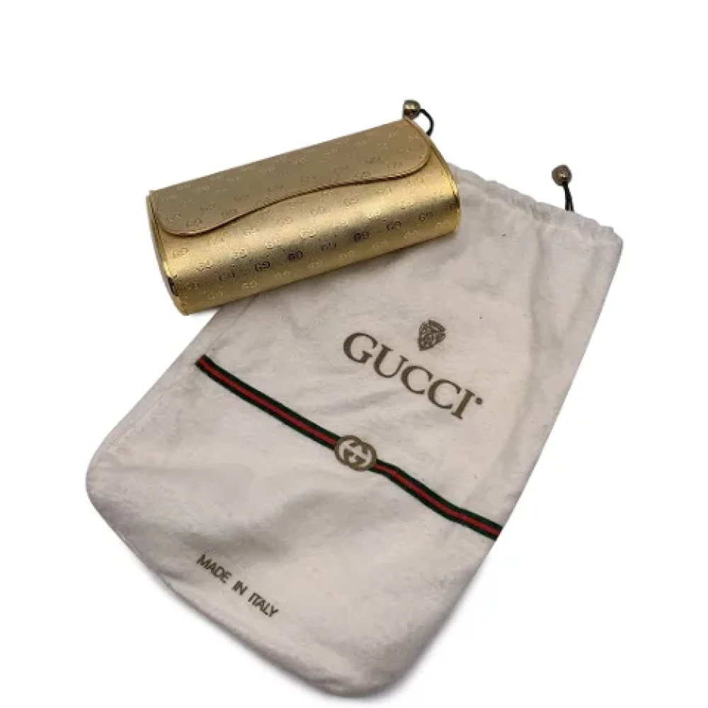 Gucci Vintage Pre-owned Fabric gucci-bags Yellow Dames