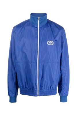 blue-nylon-zip-up-sweatshirt
