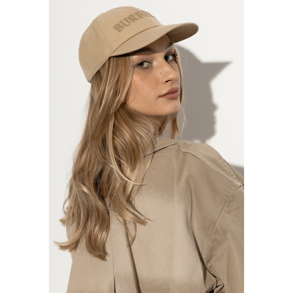Burberry Pet met logo Beige Unisex