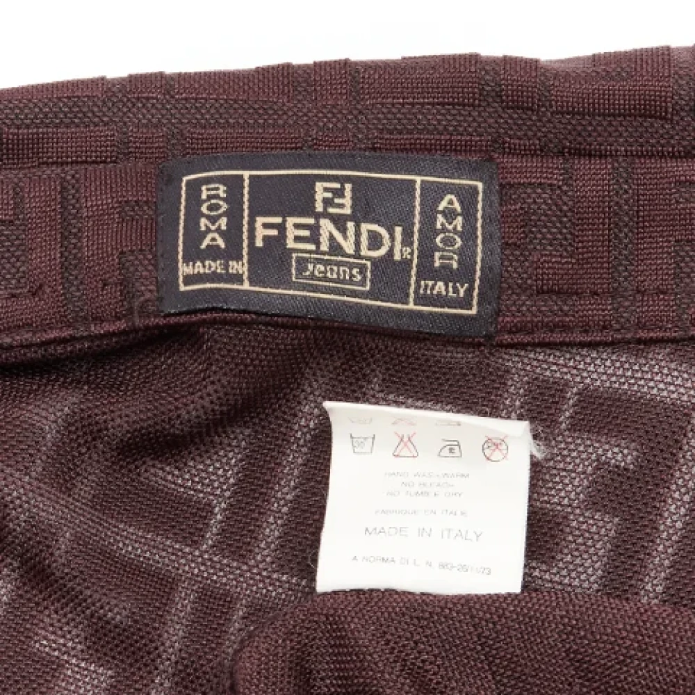 Fendi Vintage Pre-owned Polyester tops Red Dames