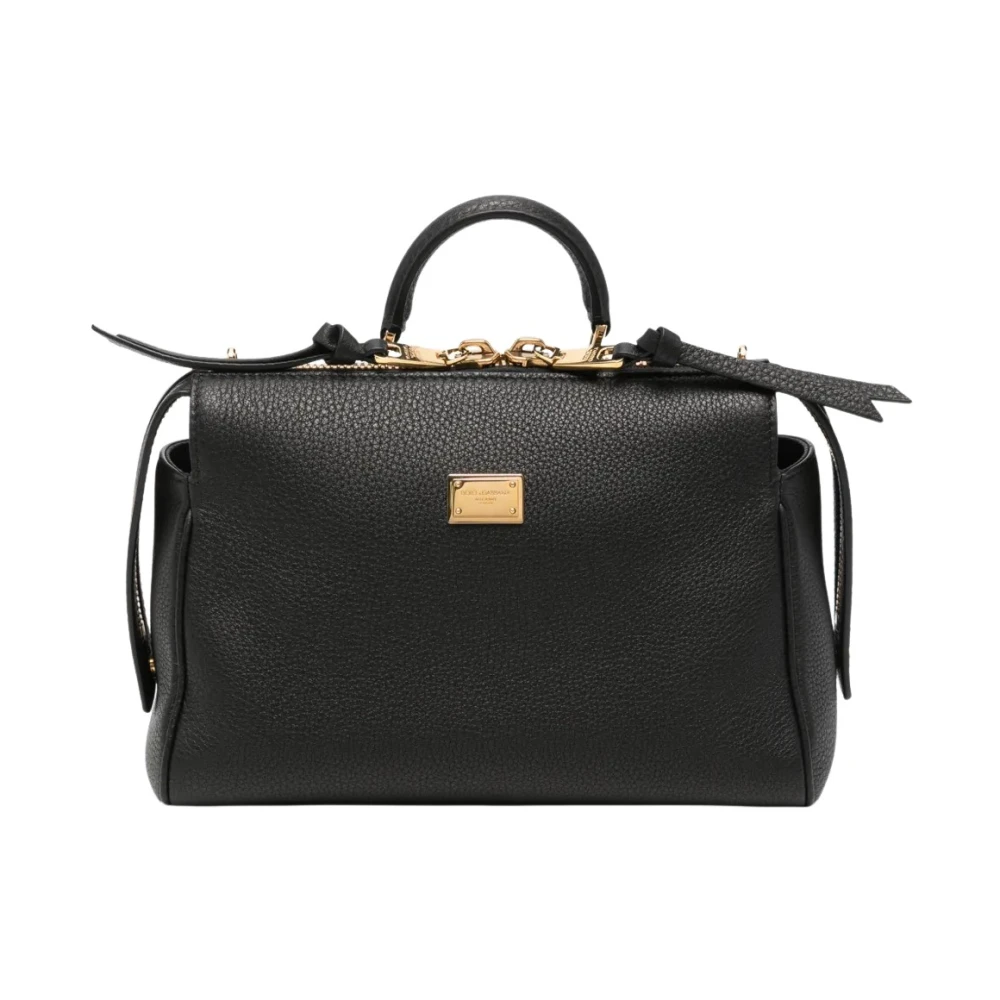 Dolce & Gabbana , Handbags, Female, Black, One Size, Top Handle Bag