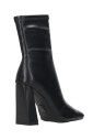 bottes-noires-en-similicuir-a-fermeture-eclair
