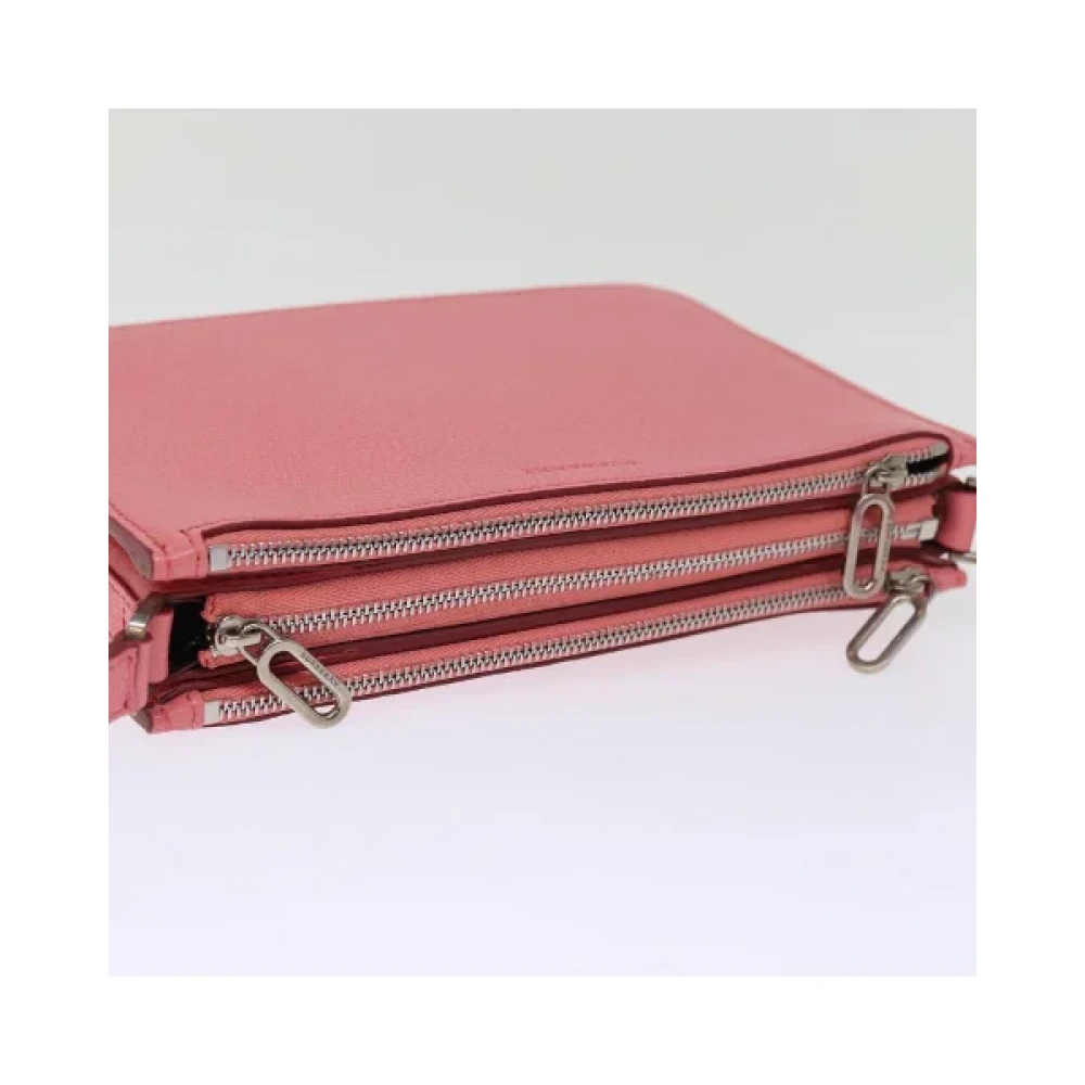 Burberry Vintage Pre-owned Leather shoulder-bags Pink Dames