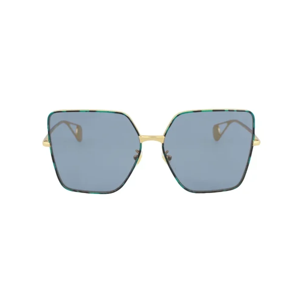 Gucci Vintage Pre-owned Metal sunglasses Gray Dames