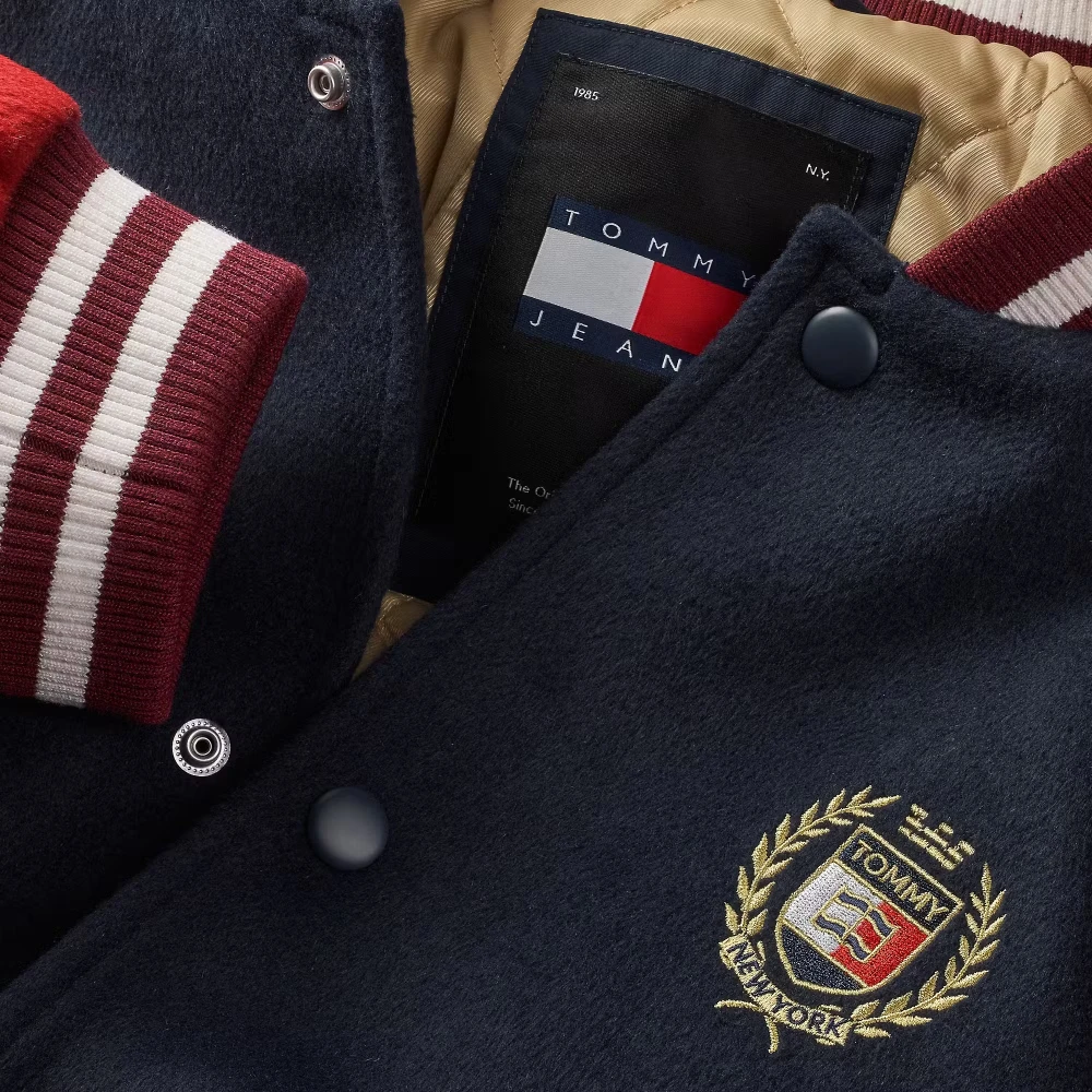 Tommy Jeans Color-Blocked Wolmix Bomberjack Multicolor Heren