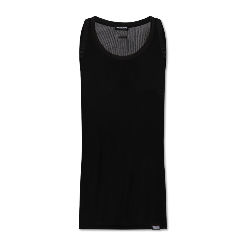 Dsquared2 Ärmlös T-shirt Black, Herr