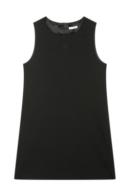 black-a-line-minidress-with-round-neck