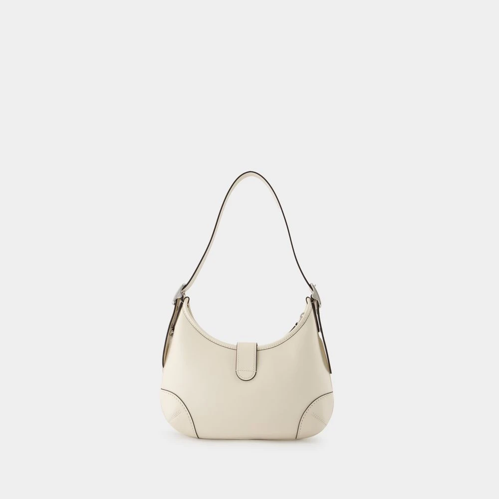 Coach Beige Leren Hobo Tas Beige Dames