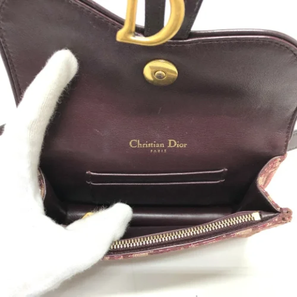 Dior Vintage Pre-owned Fabric dior-bags Brown Dames