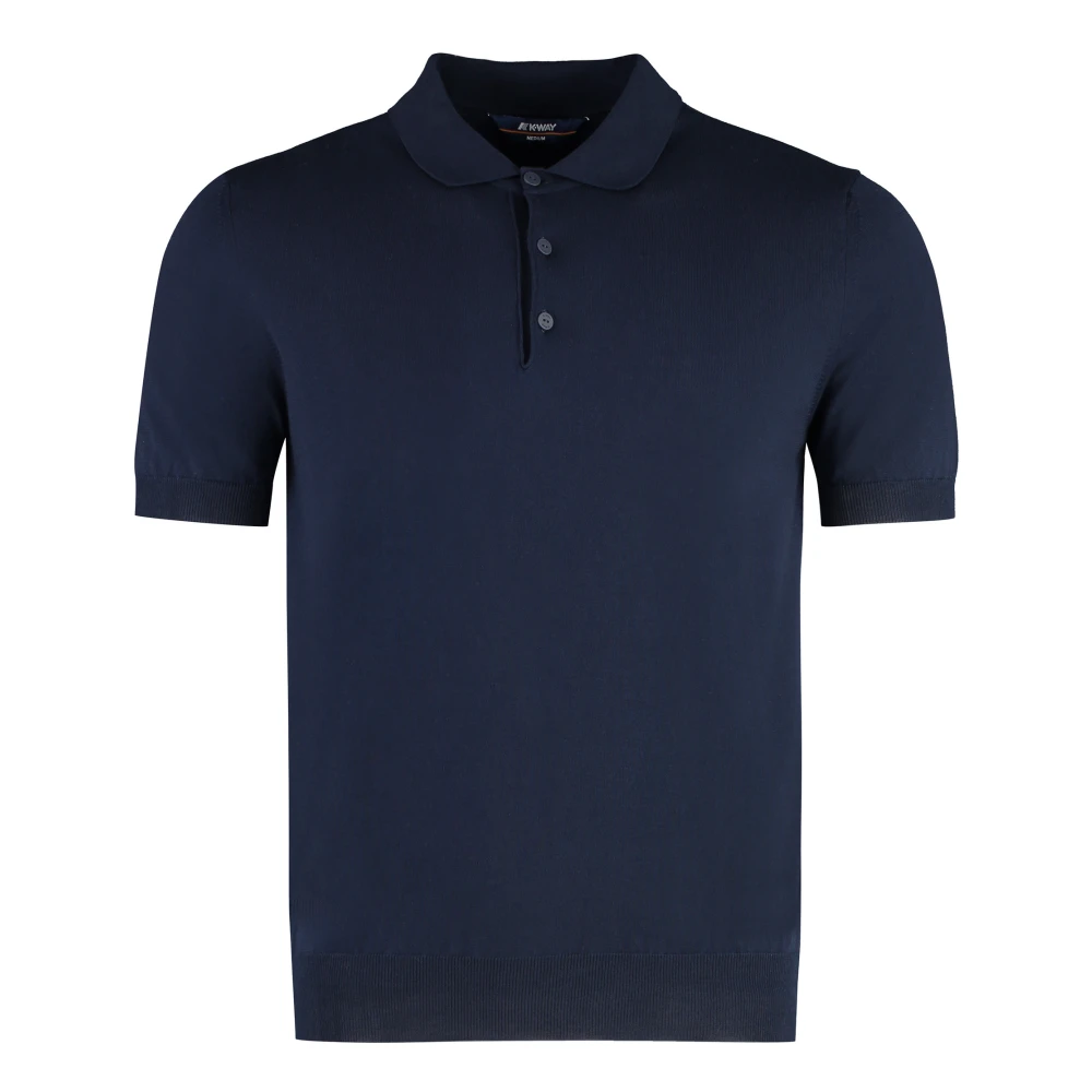 K-Way Uomo Blu - Pleyne Polo Shirt In Maglia Di Cotone - Tops - 2XL