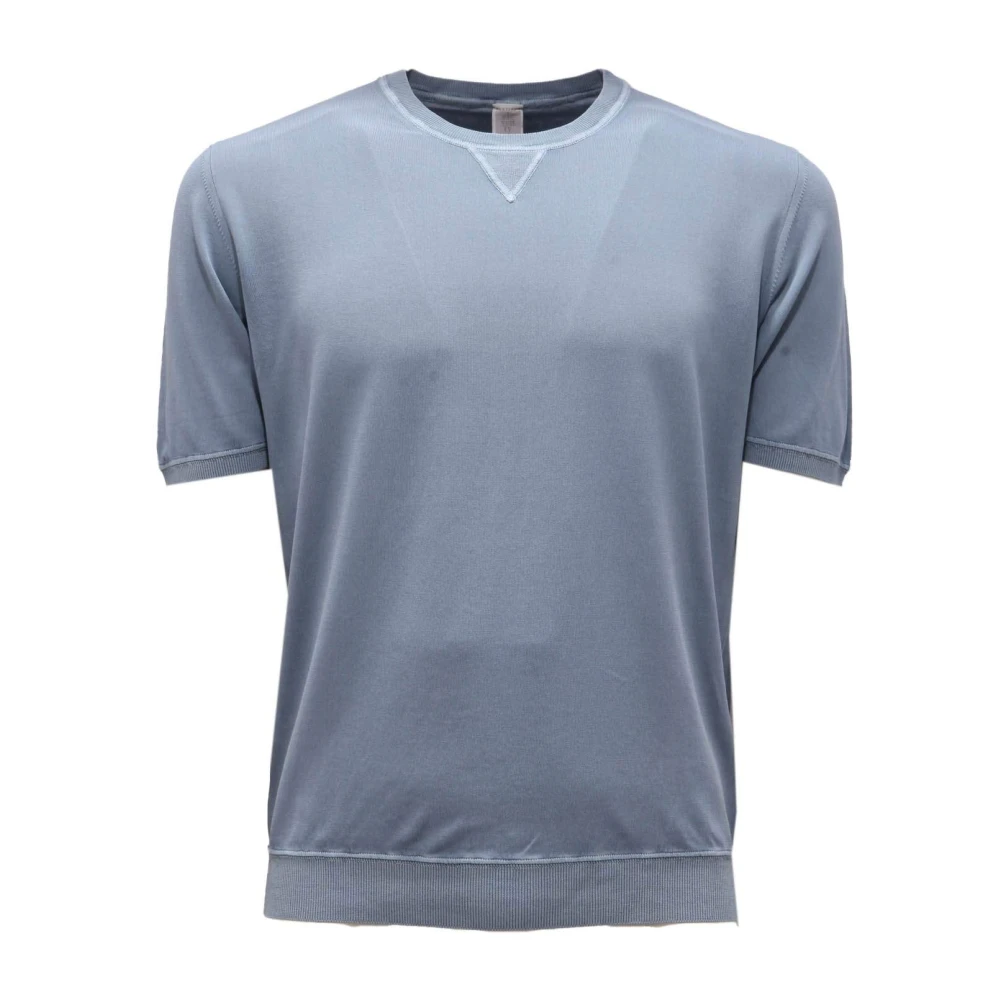 Eleventy Hombre Azul Camisetas, Talla: M