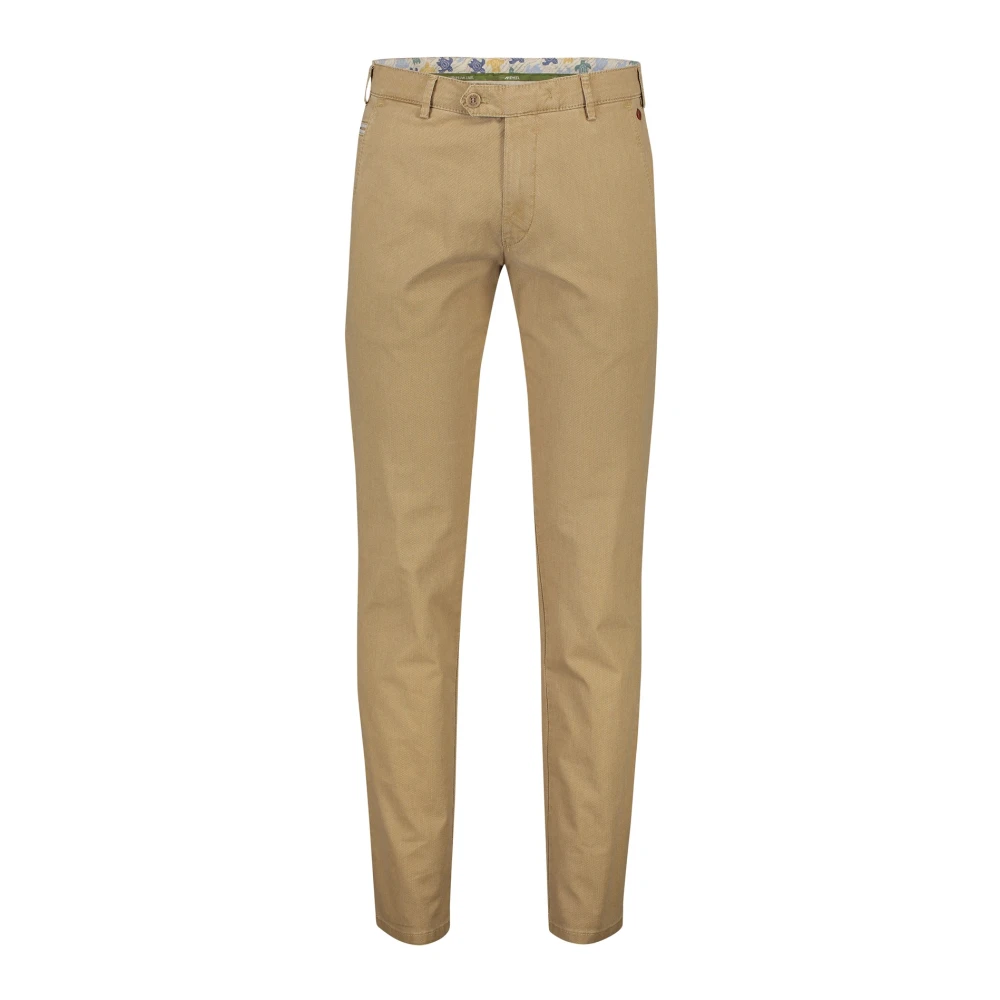 Meyer Bruine katoenen chino broek Brown Heren