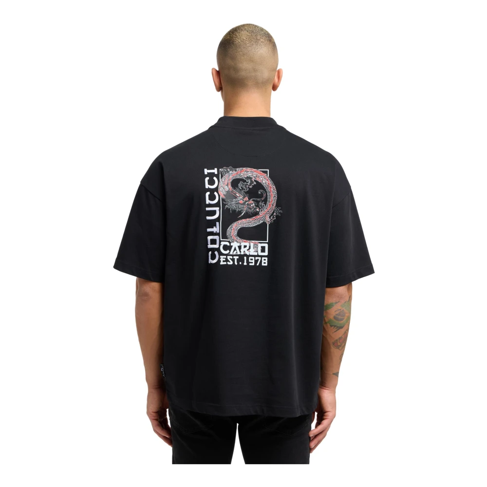 carlo colucci Milano naar Tokyo Dorio T-shirt Black Heren