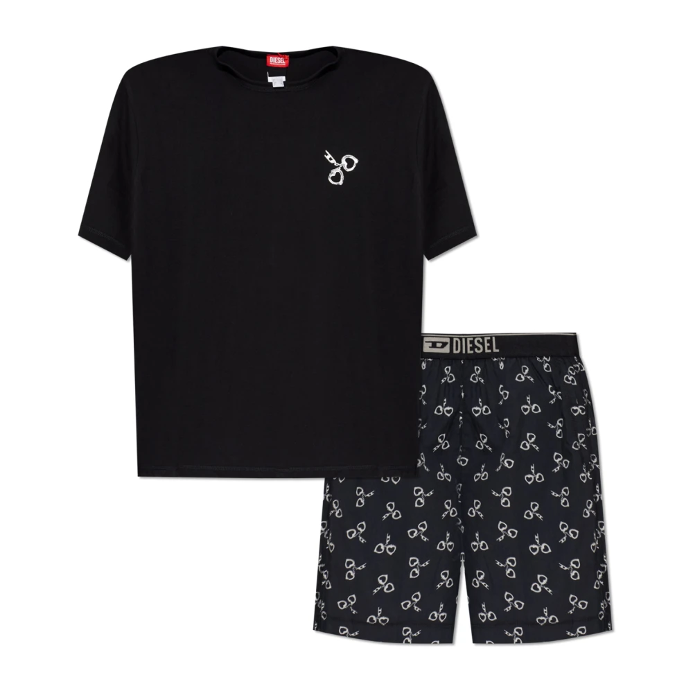 Diesel Homme Noir - Kit-James-D-Box Pyjama - Vêtements De Nuit Et De Détente - Taille: Xl