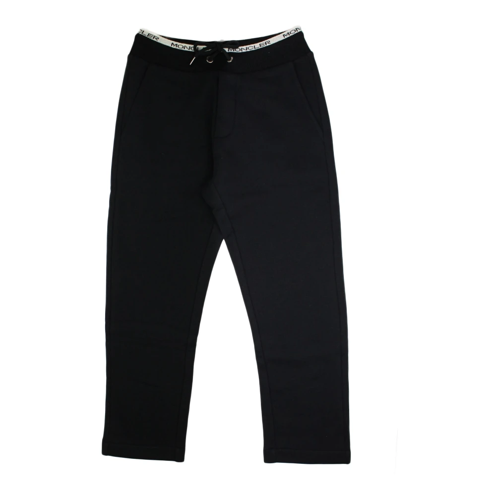 Moncler Boys Black Pantalone Jogging - Sweatpants - 12 Y - Kids