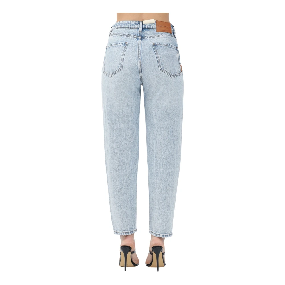 Armani Exchange Lichtblauwe Denim Jeans Blue Dames
