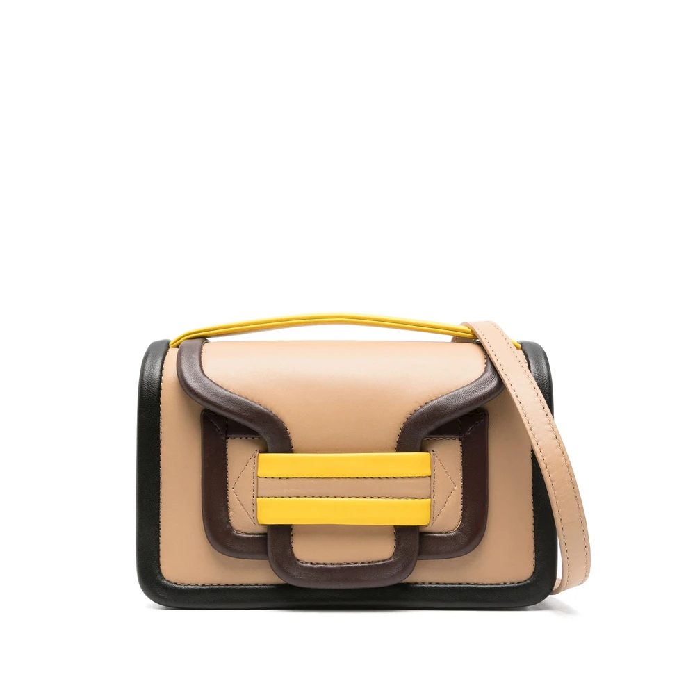 Pierre Hardy Beige Magnetische Schoudertas Multicolor Dames