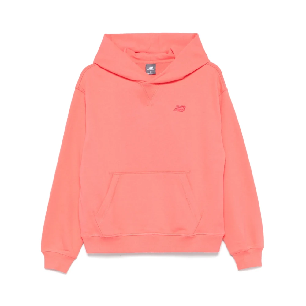 New Balance Koraalroze Klassieke Hoodie Pink Dames
