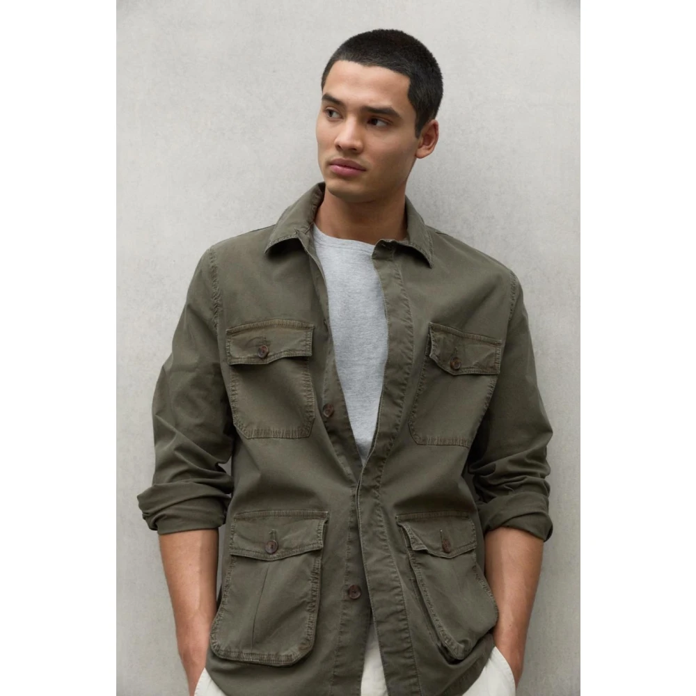 Ecoalf Groene Safari Jas Green Heren