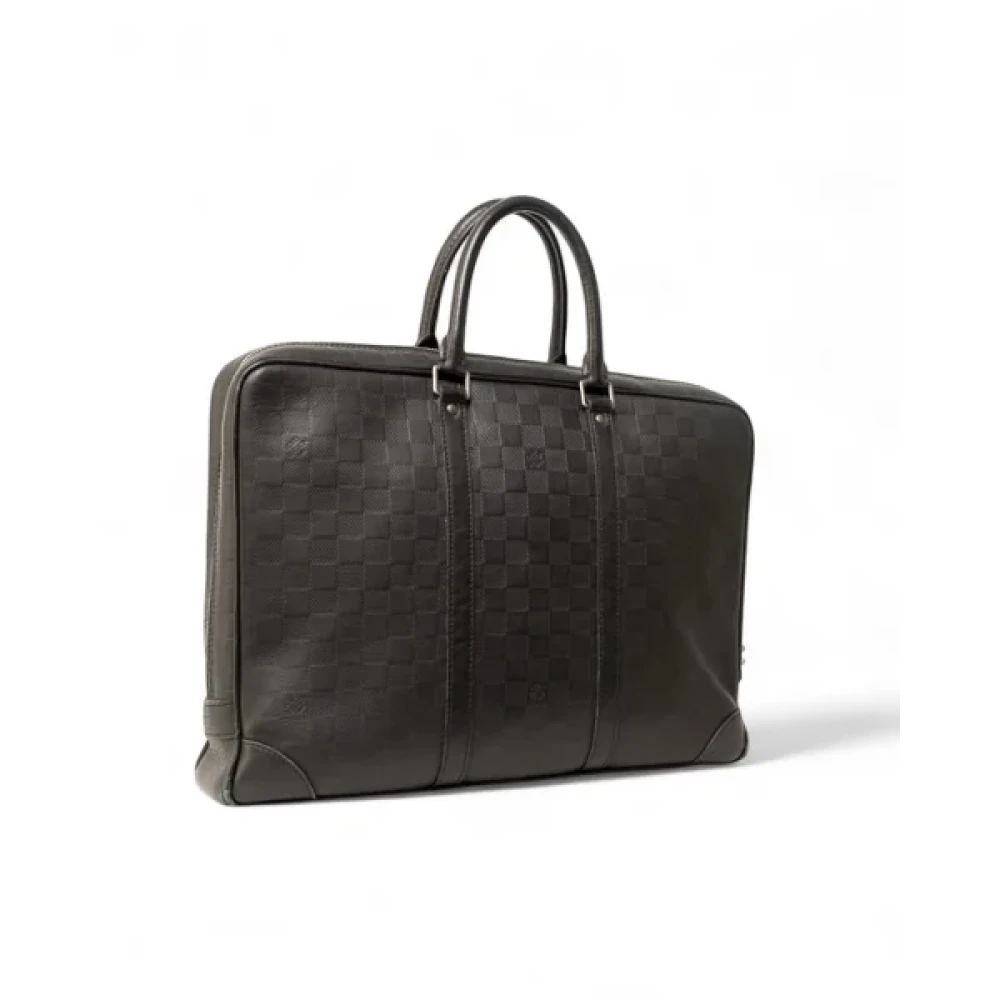 Louis Vuitton Vintage Pre-owned Fabric handbags Black Dames