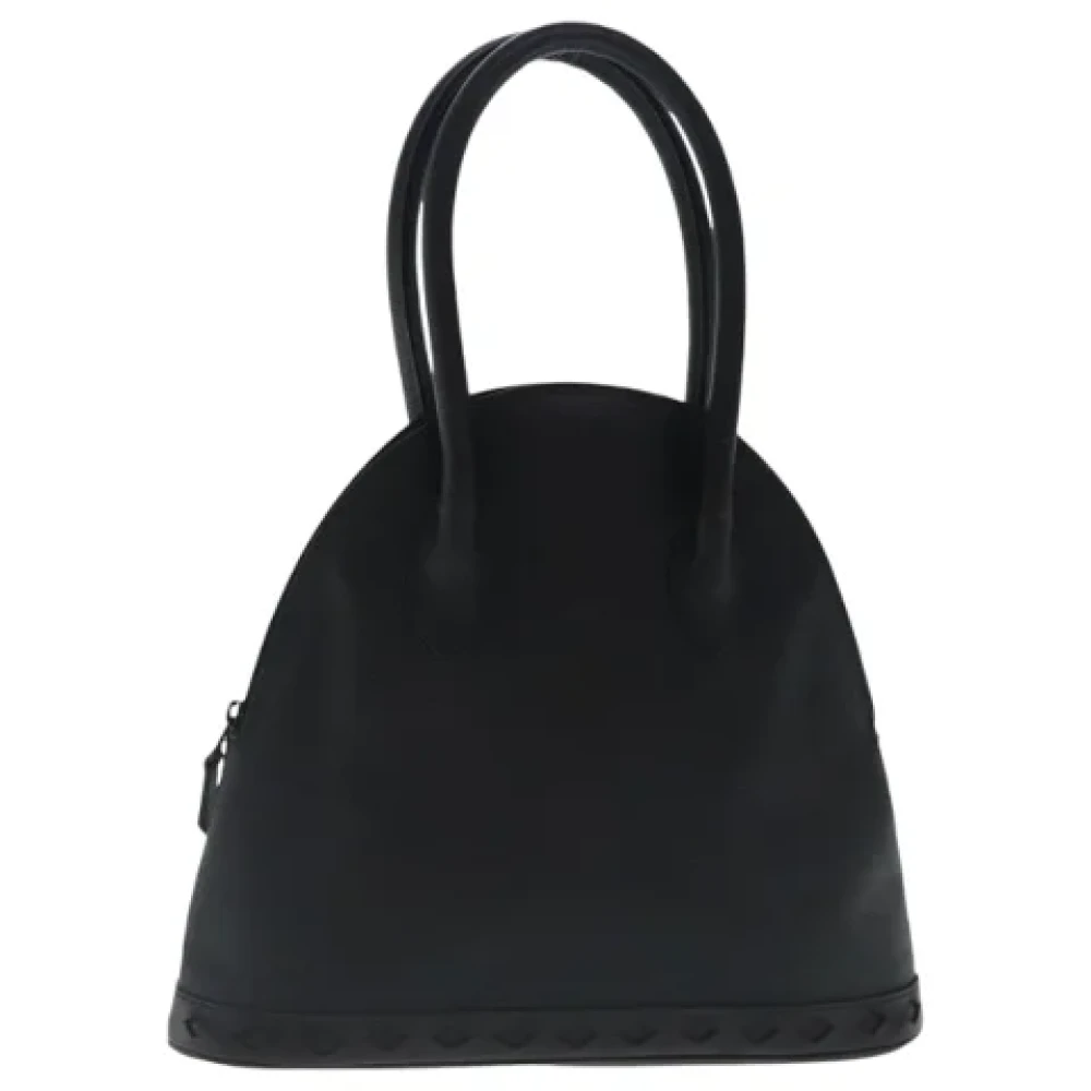 Saint Laurent Vintage Pre-owned Leather handbags Black Dames