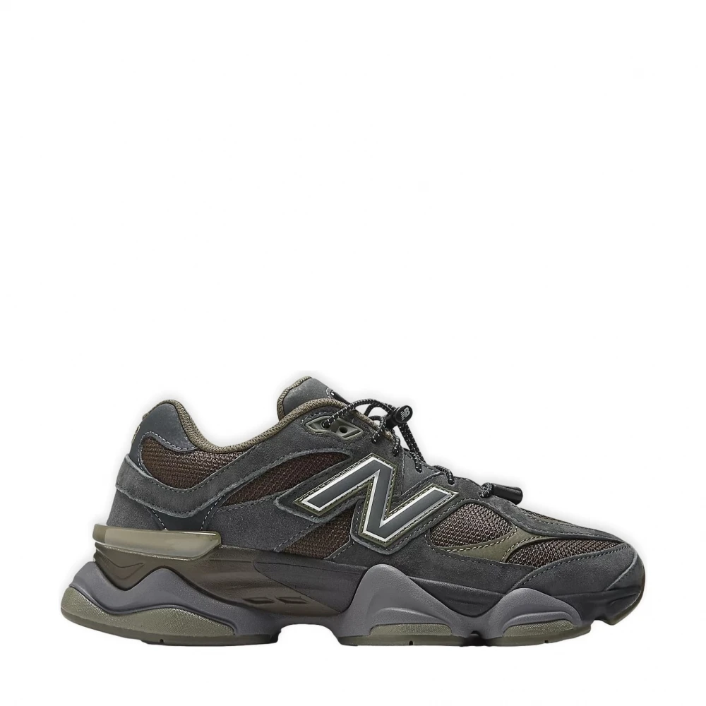New Balance Men's Black Sneakers, 9 Uk, Suede And Mesh Trainers