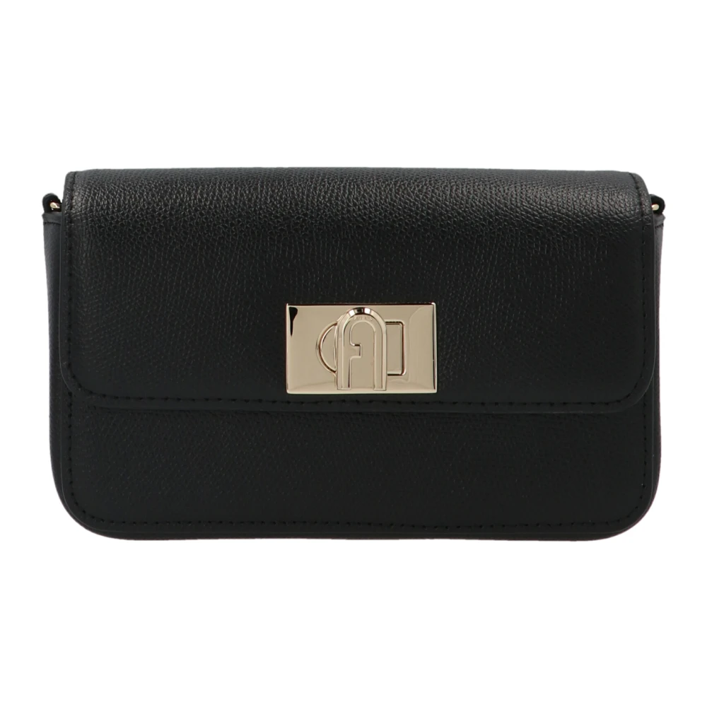Furla Women's Black 1927 Mini Bag - Cross Body Bags - One Size - Bags