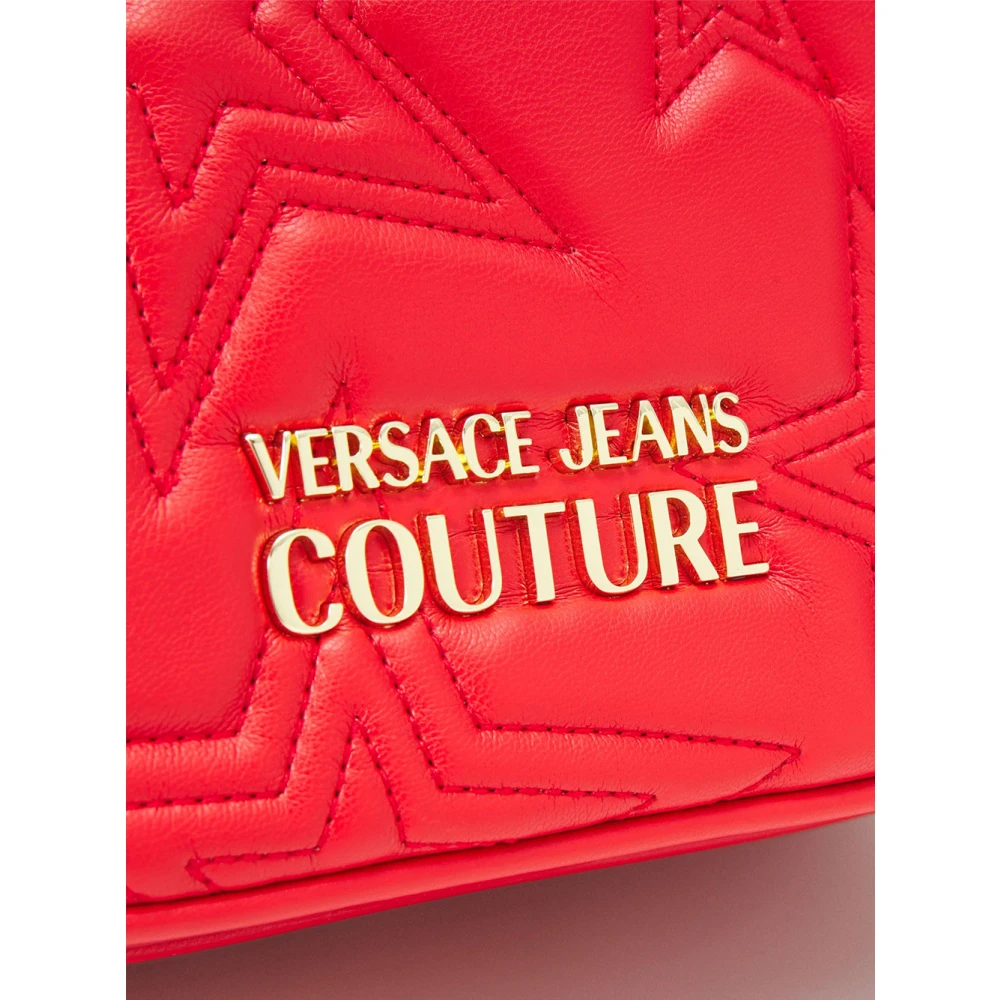 Versace Jeans Couture Scharlakenrode Synthetische Schoudertas Red Dames