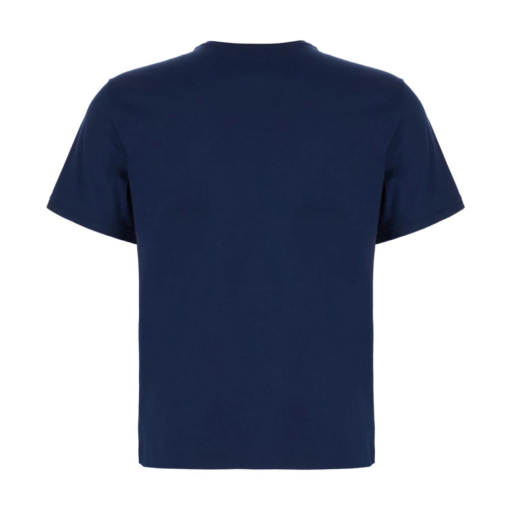 Valentino Garavani Casual Katoenen T-Shirt voor Mannen Blue Heren