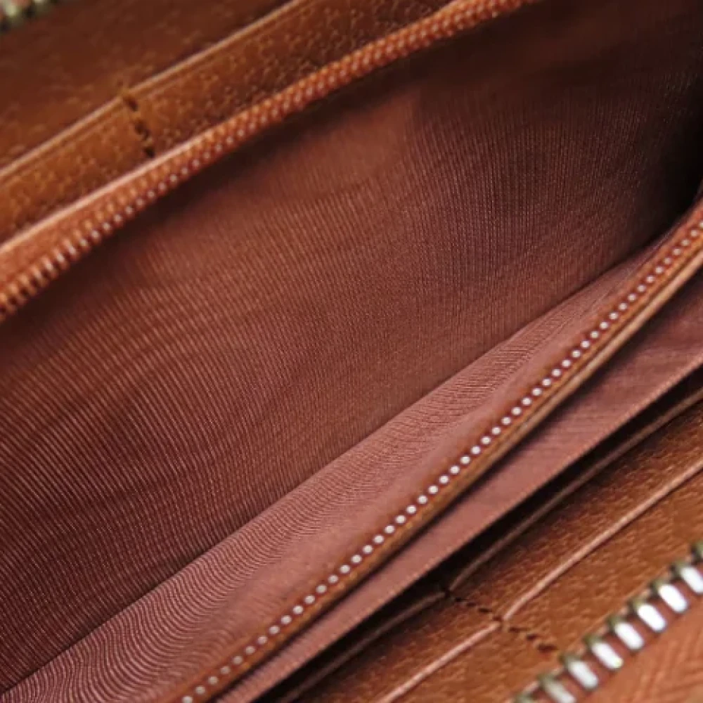Gucci Vintage Pre-owned Canvas wallets Brown Dames