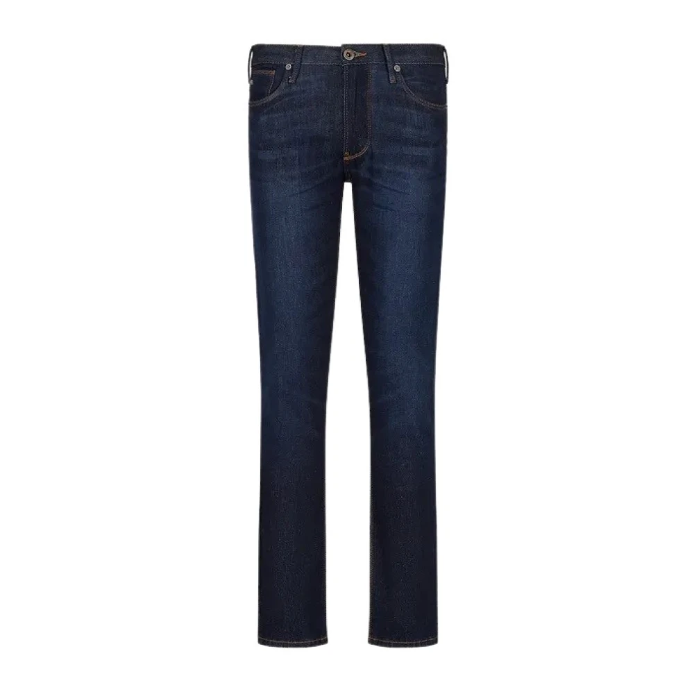 Emporio Armani Moderne Denim Jeans Blue Heren