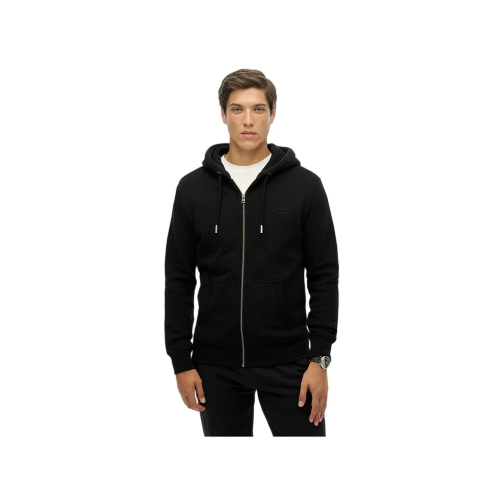 Superdry Schwarz Hoodie Vintage Logo - Bild 3