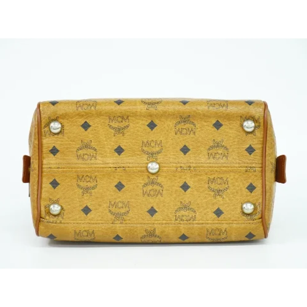 MCM Pre-owned Canvas handbags Brown Dames