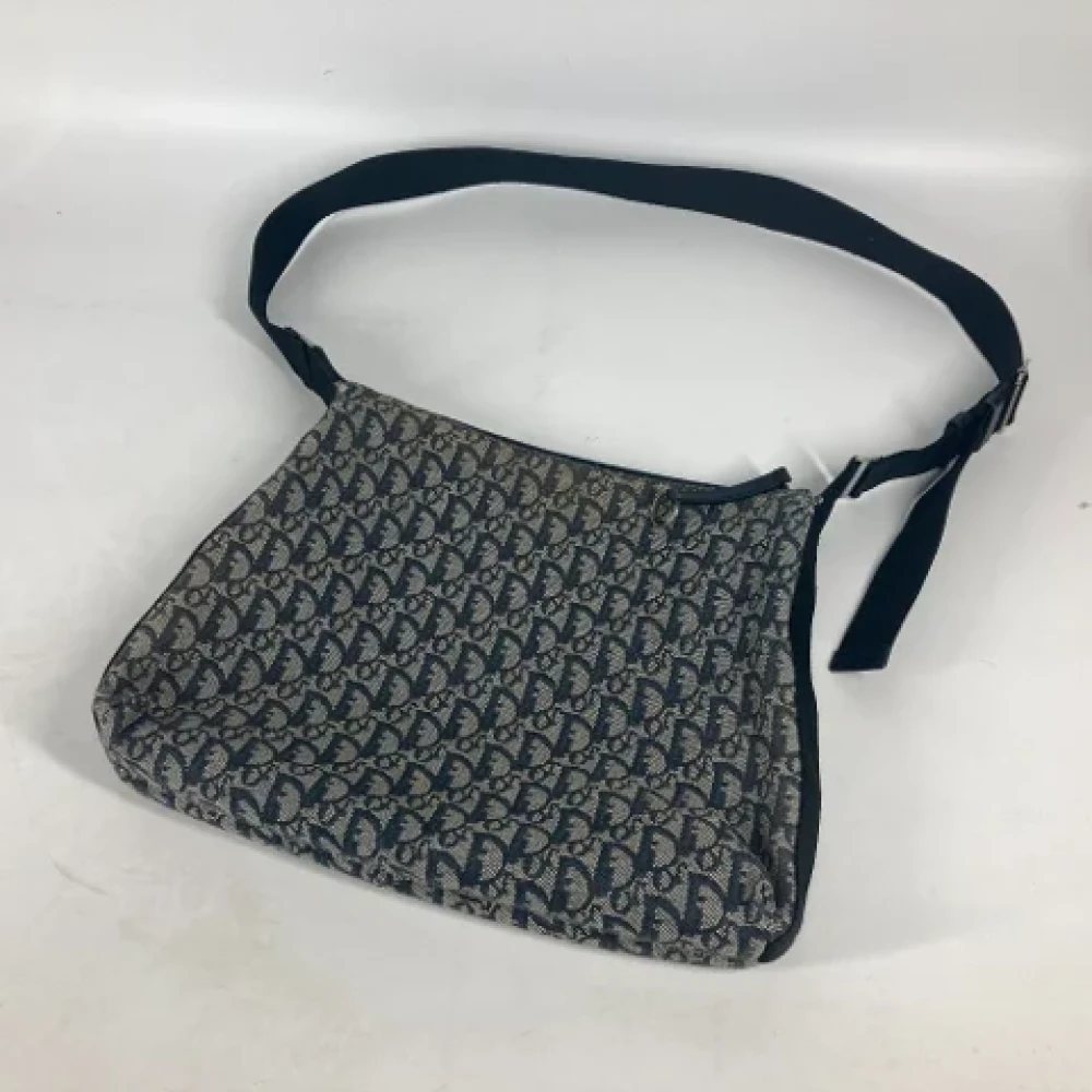 Dior Vintage Pre-owned Leather dior-bags Blue Dames