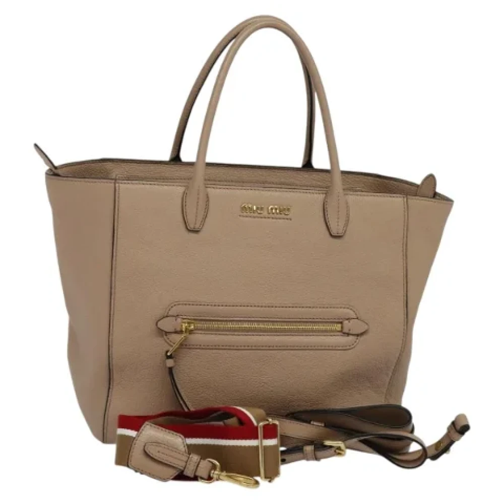 Pre-owned > Pre-owned Bags > Pre-owned Tote Bags - - Miu Miu Pre-owned - Modalova