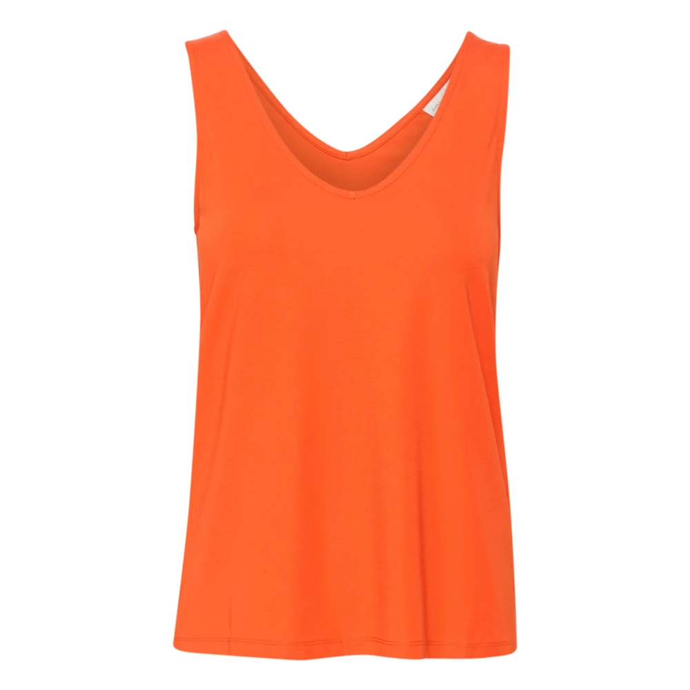 InWear Kersen Tomaat Mouwloze Top Orange Dames