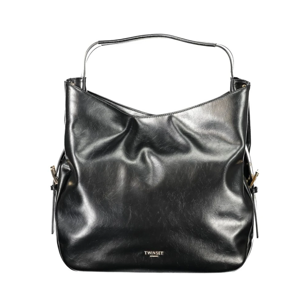 Twinset Women's Black Handbag With Polyethylene Material