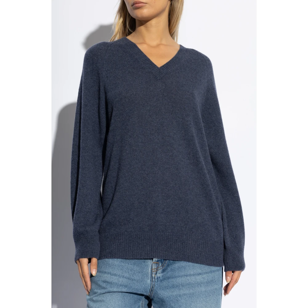 ETRO V-hals trui Blue Dames