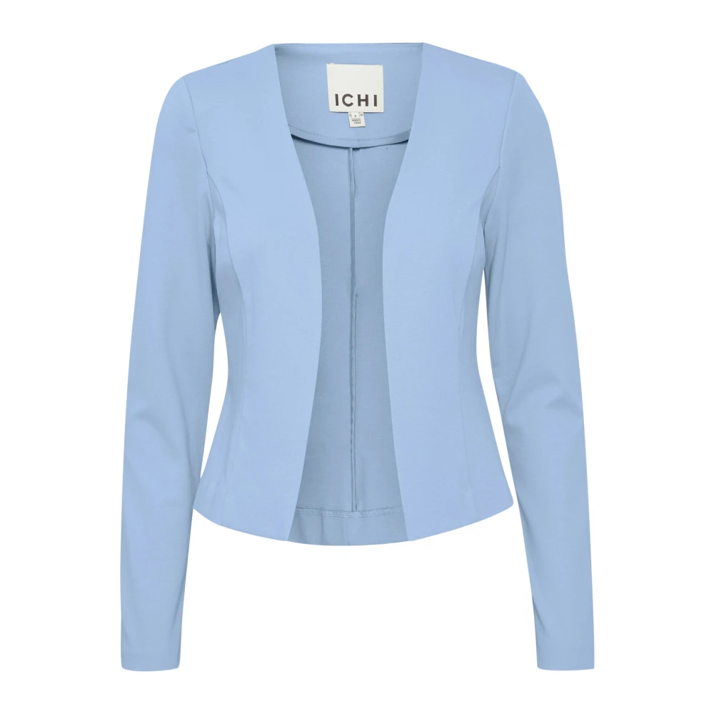 Ichi Blauwe Blazer Ihkate Korte Jas Blue Dames