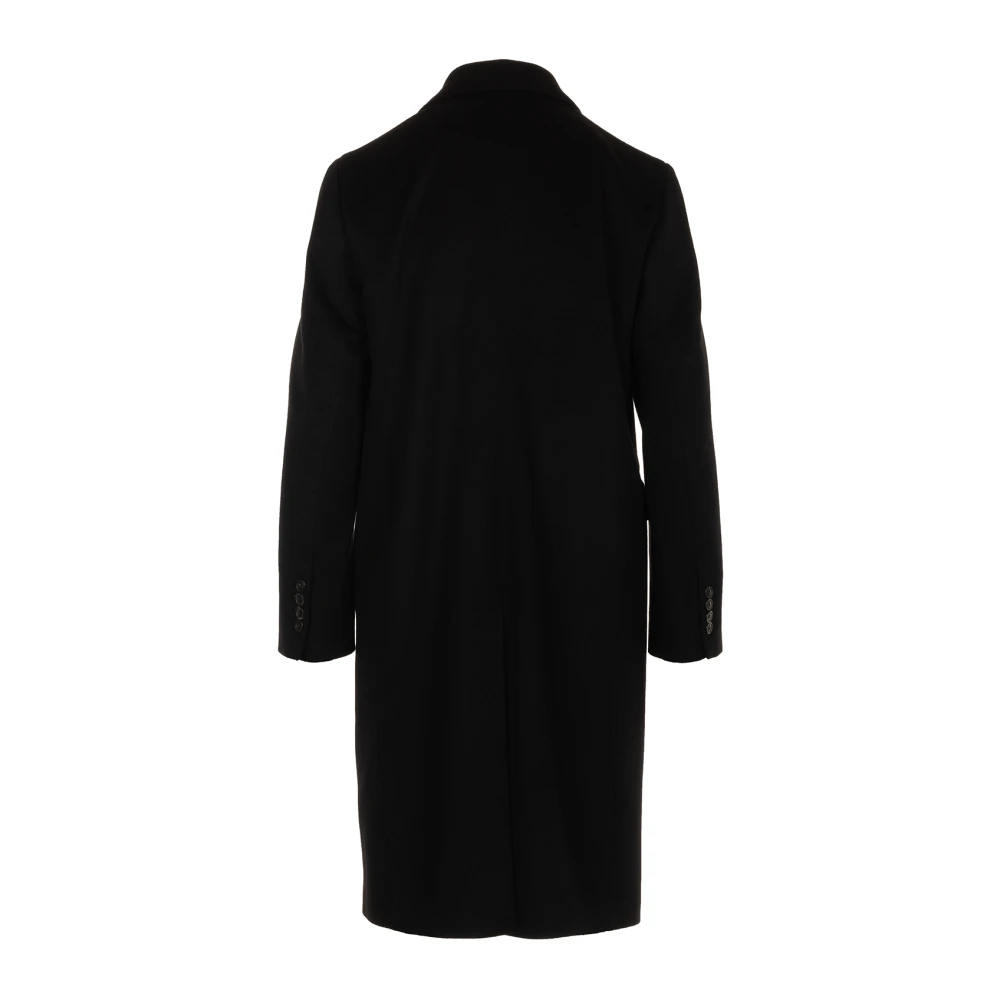Seventy Zwarte Jas Cappotto Stijl Black Dames