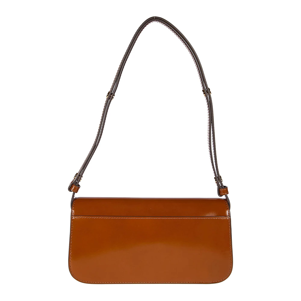 TORY BURCH Spazzolato Schoudertas Brown Dames