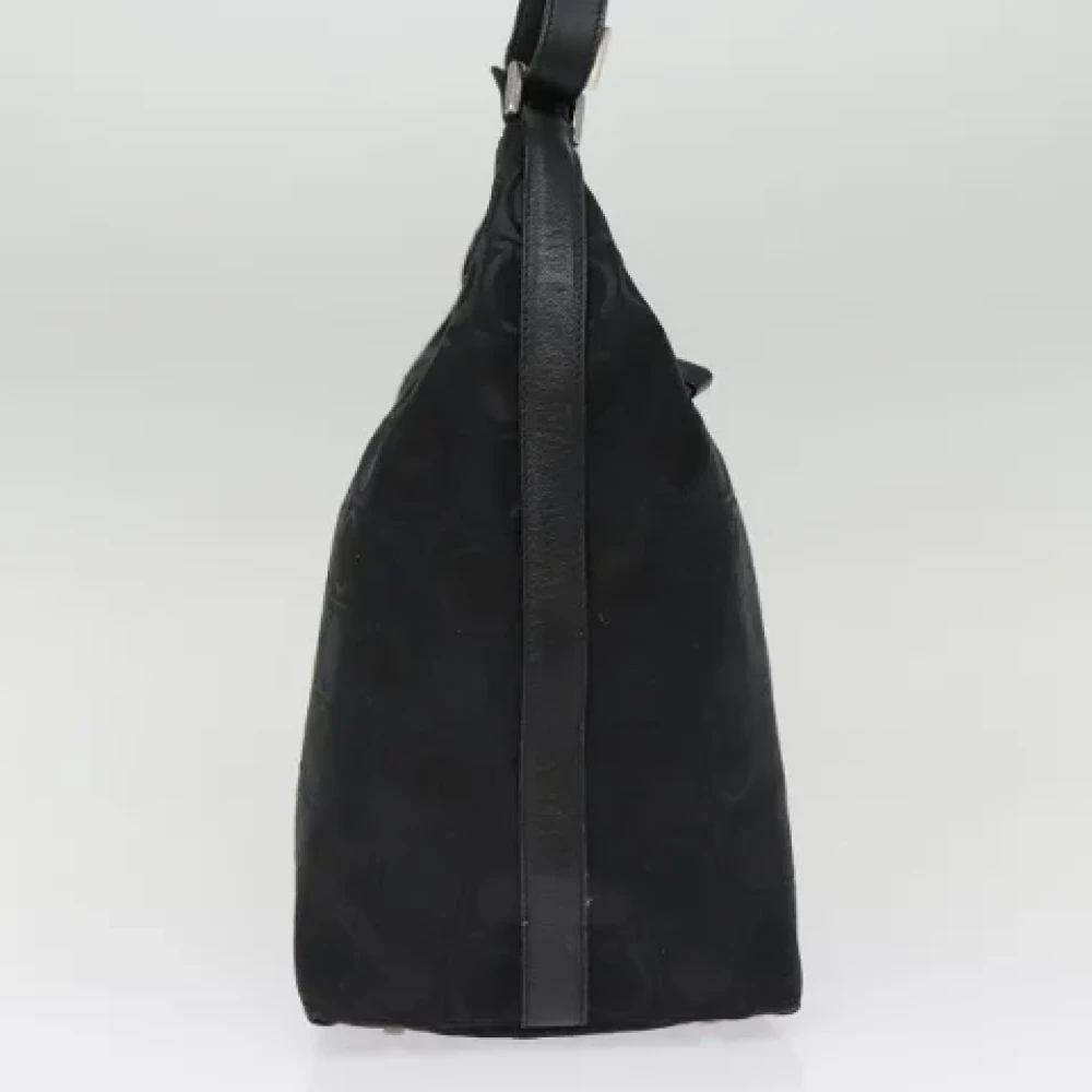 Salvatore Ferragamo Pre-owned Nylon handbags Black Dames