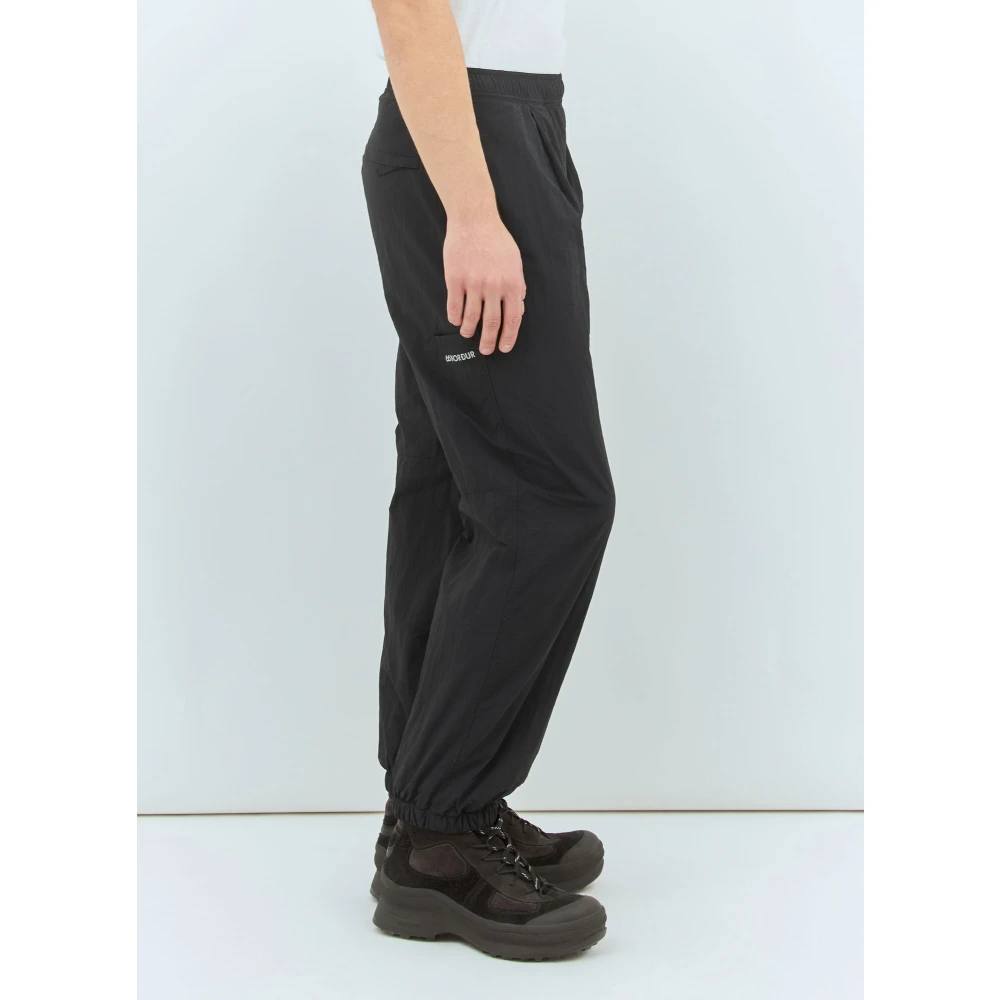66 North Shell Weave Track Pants met Logo Black Heren