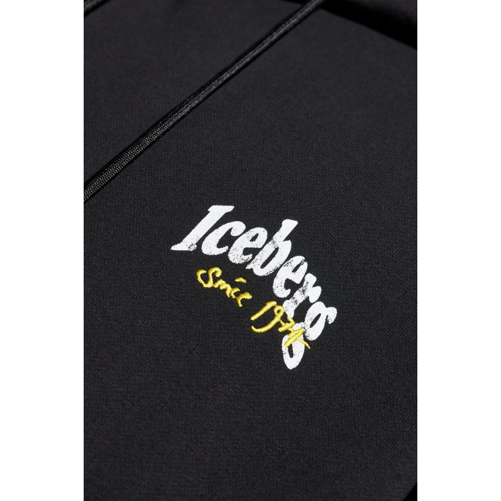 Iceberg Hoodie Black Heren