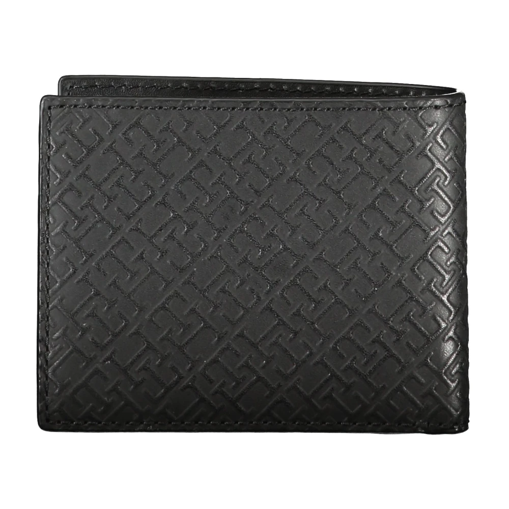 Tommy Hilfiger Heren Portemonnee Zwart Contrast Details Black Heren